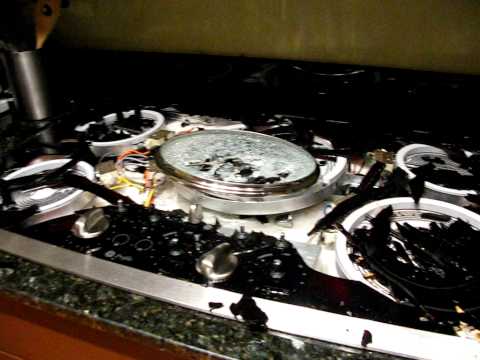 GE Glass Cooktop Exploded