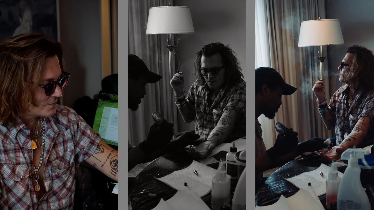 Johnny Depp Gets New Symbolic Tattoo