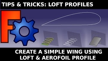 FreeCAD: Simple wing with aerofoils for a fin, plane, propeller using loft sketch profiles