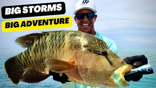 We battled the Storms to have the Best FISHING TRIP EVER**Great Barrier Reef Fires Up** MOVIE LENGTH