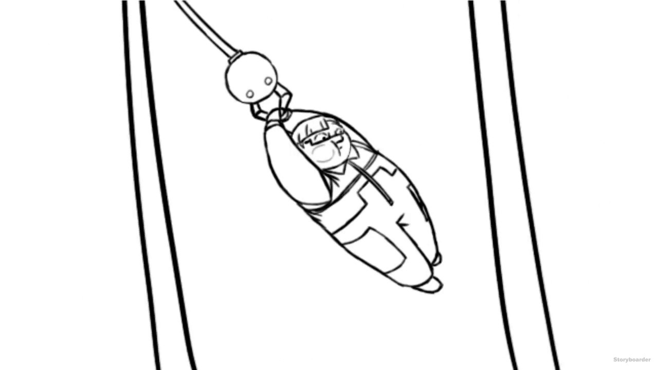 "Portal" animatic - "Up" glass scene