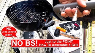 5 Min How To Assemble A Bbq Weber Grill 18 - No Bs Quick And Detailed Instructions