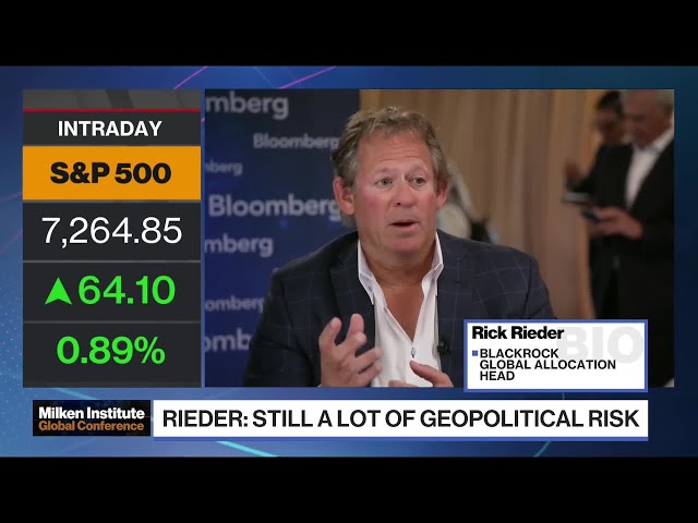 BlackRock's Rieder Sees 10-Year Yield Dropping to 4%