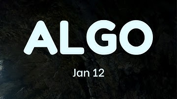 22. Algorand ALGO Technical Analysis (12 Jan 2022)