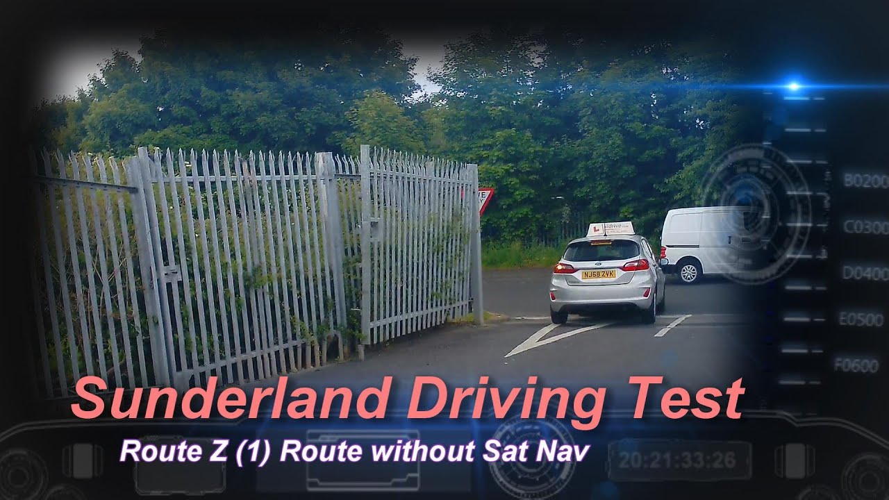 Sunderland Driving Test Route Z 1 YouTube