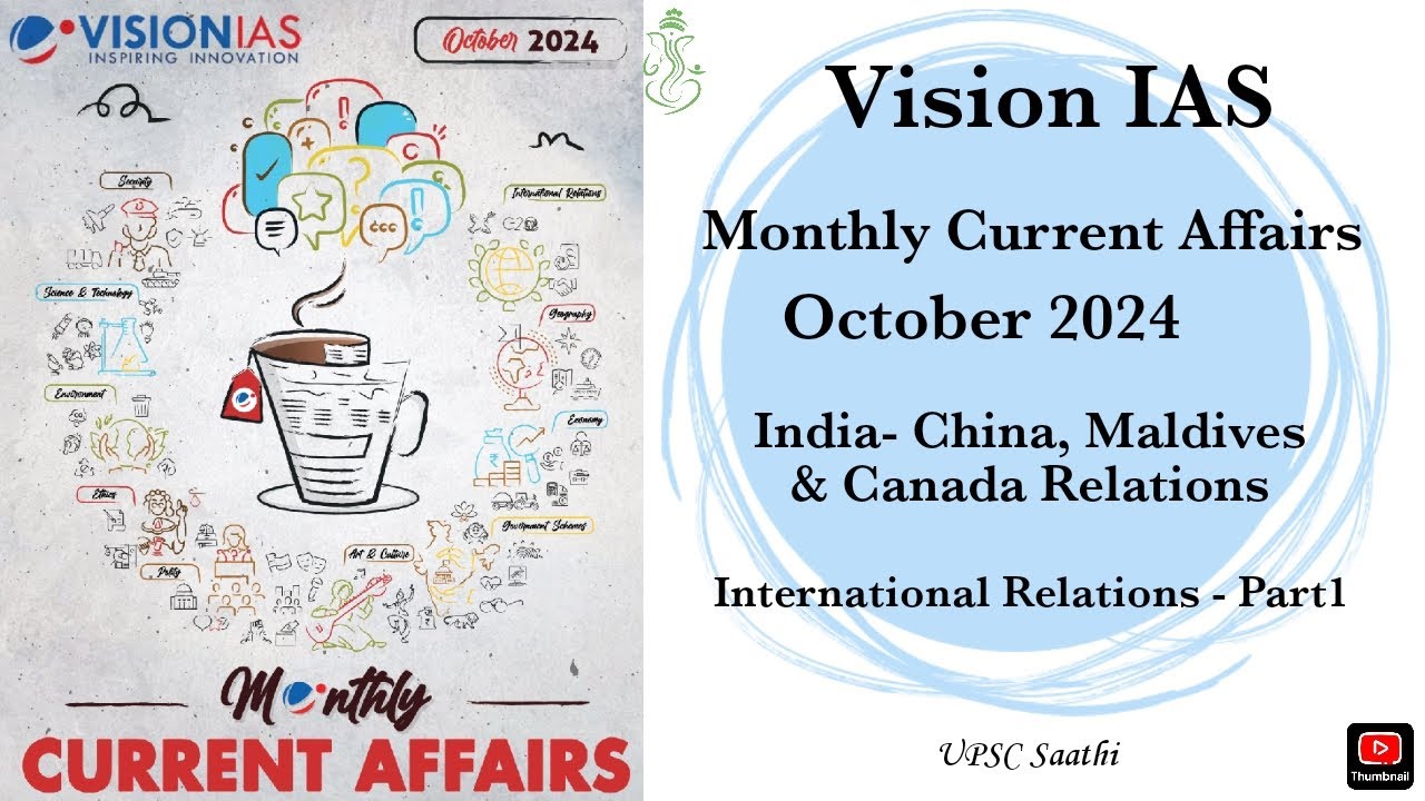 Vision ias october 2024 monthly current affairs magzine international