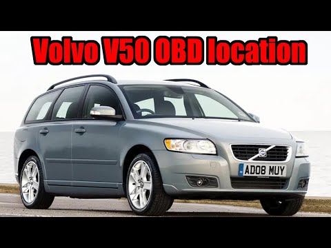 Volvo V50 OBD Reader Location