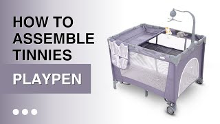 How To Emble Tinnies Baby Playpen P614 Grey Baby Studio