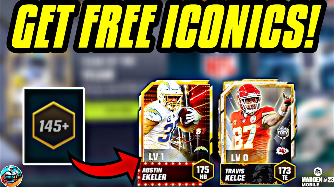 HOW TO GET FREE ICONIC PLAYERS! Madden Mobile 23 YouTube