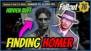 Fallout 76 : Finding Homer Saperstein and his Hidden Buff During Invaders from Beyond