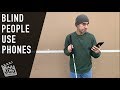 How a blind/visually impaired person uses a phone #BlindPeopleUsePhones