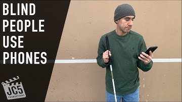 How a blind/visually impaired person uses a phone #BlindPeopleUsePhones