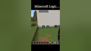 Minecraft logic...#shorts