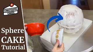 Make a Sphere Ball Cake using Your Own Bowls Tutorial