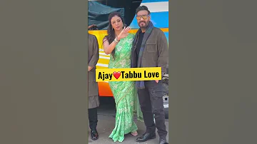 Beautiful Love Story Ajay Tabbu How Lovely They Look Together Shorts Ajaydevgan Tabbu Viral 