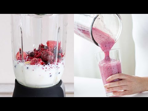 How to Make a Smoothie Using a Blender - Fruit Smoothie Making Tips