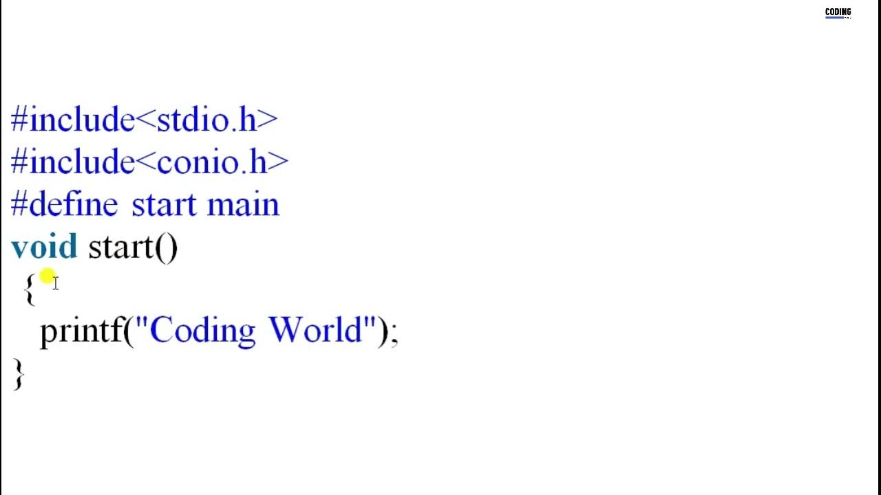 HOW TO WRITE C PROGRAM WITHOUT MAIN() FUNCTION - YouTube