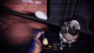 Mass Effect 2: News Reporter Khalisa kicked... by a Volus!