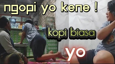 Ngopi Bersama Pak De  Warkop antara Kedungpring Batas Mantup. 