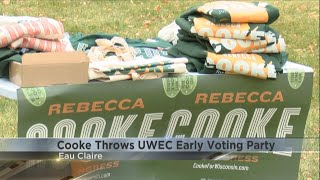 Cooke throws early voting party for UW-Eau Claire students