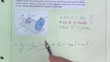 Lec35 - Rigid Body 3D Kinematics (Examples)