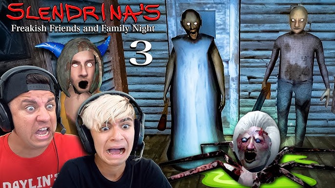 Slendrina's Freakish Friends and Family Night Gameplay Walkthrough 