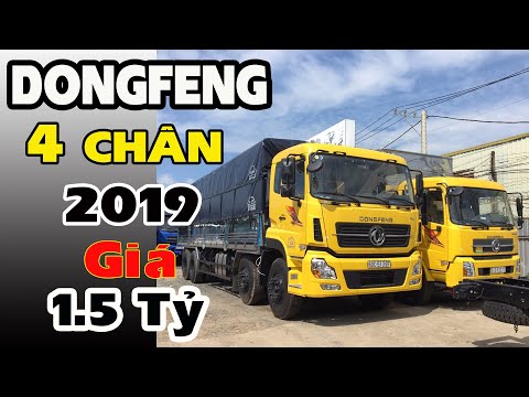 Dongfeng Hoàng Huy 4 chân đời 2019 + Xe tải Dongfeng 4 chân 17.9 Tấn - Tèo xe tải