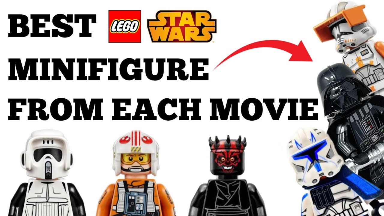 Best Minifigures from each Star Wars Movie [LEGO] YouTube