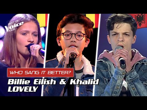 Who Sang Billie Eilish' Lovely Better | The Voice Kids