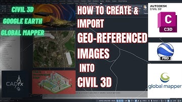 🗺️ How to Create & Import Geo-Referenced Images into Civil 3D #civil3d #googleearth #globalmapper