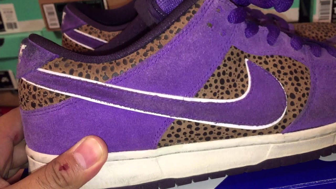 nike dunk purple safari