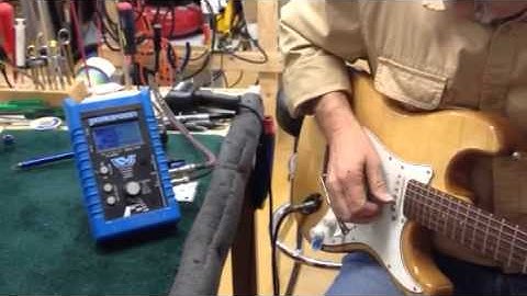 Tuning your guitar with a Trem King Fixed Bridge Vibrato