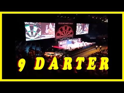 9 DARTER!! - Peter Wright - Exhibition In  Cologne Germany