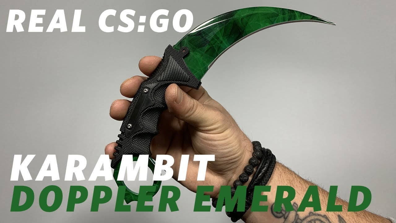 REAL CSGO KNIVES Karambit Doppler Emerald KNIFY YouTube