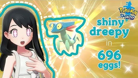 ♡ SHINY DREEPY in 696 eggs using Masuda Method! (Pokemon Sword) ♡