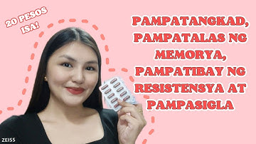 20 PESOS MULTIVITAMINS NA PAMPATANGKAD AT PAMPATALAS NG MEMORYA | Pinay Pharmacist