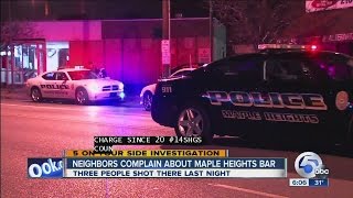 Details Maple Heights bar tender speaks out about triple shooting Update