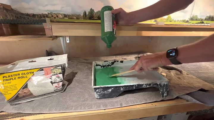 Plaster cloth for scenery. What if you add paint?