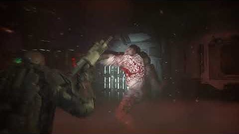 The Callisto Protocol - Assault Rifle vs Two-Head Monster ,gameplay (xbox series x)