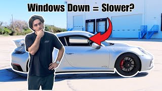 Does Driving With Your Windows Down Make Your Car Slower? I Finally Tested It