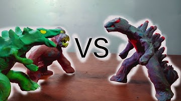 Godzilla vs Kong - Godzilla & Kong vs Mechagodzilla | stop motion | claymation