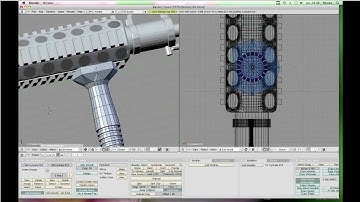 M4A1 modelisation in Blender