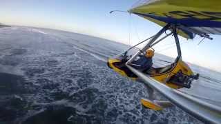 Ultralight Trike Flight between 10,000 and 30 feet high