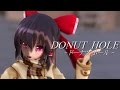 [東方ＭＭＤ]冬服霊夢がドーナツホール踊ってみた。