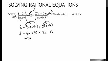 84 Solving Rational Equations (5.5)