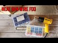 Fixing Broken Garage Door Wire With a Heat Gun +GFCI replacement and landfill run