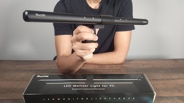 Quntis monitor lamp unboxing and set up