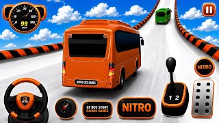 🚌💥 Bus Mega Ramp Extreme Stunts! 🌉 Impossible Sky Bridge Racing 🎮 Android Gameplay screenshot 2