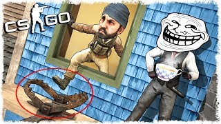 НАГЛЫЙ ТРОЛЛЬ vs БОМБЯЩИЙ МАНЬЯК В CS:GO!!!