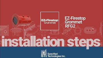 EZ-Firestop Grommet RFG2 Installation